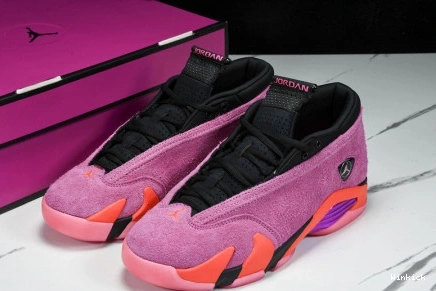 RETRO JORDAN 14 SHOCKING DH4121-600 (W) LOW PINK 0802